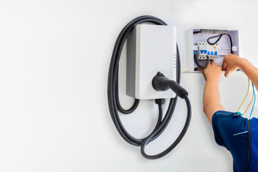 home EV charger installation